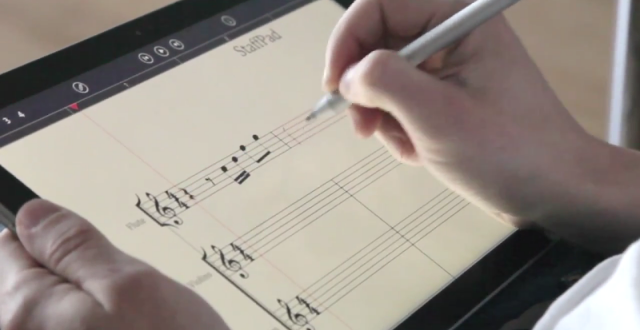 Notez vos compositions musicales sur votre tablette avec StaffPad