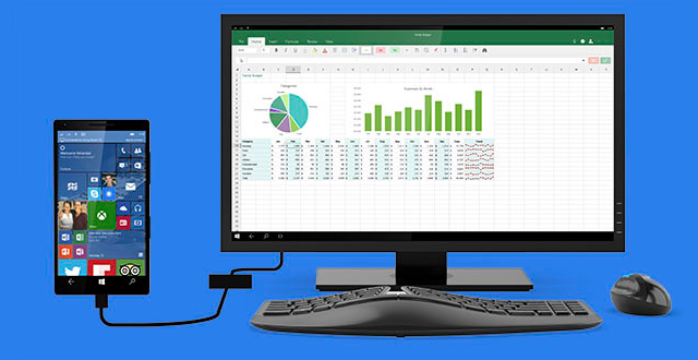 Maak van je smartphone een PC met Windows 10