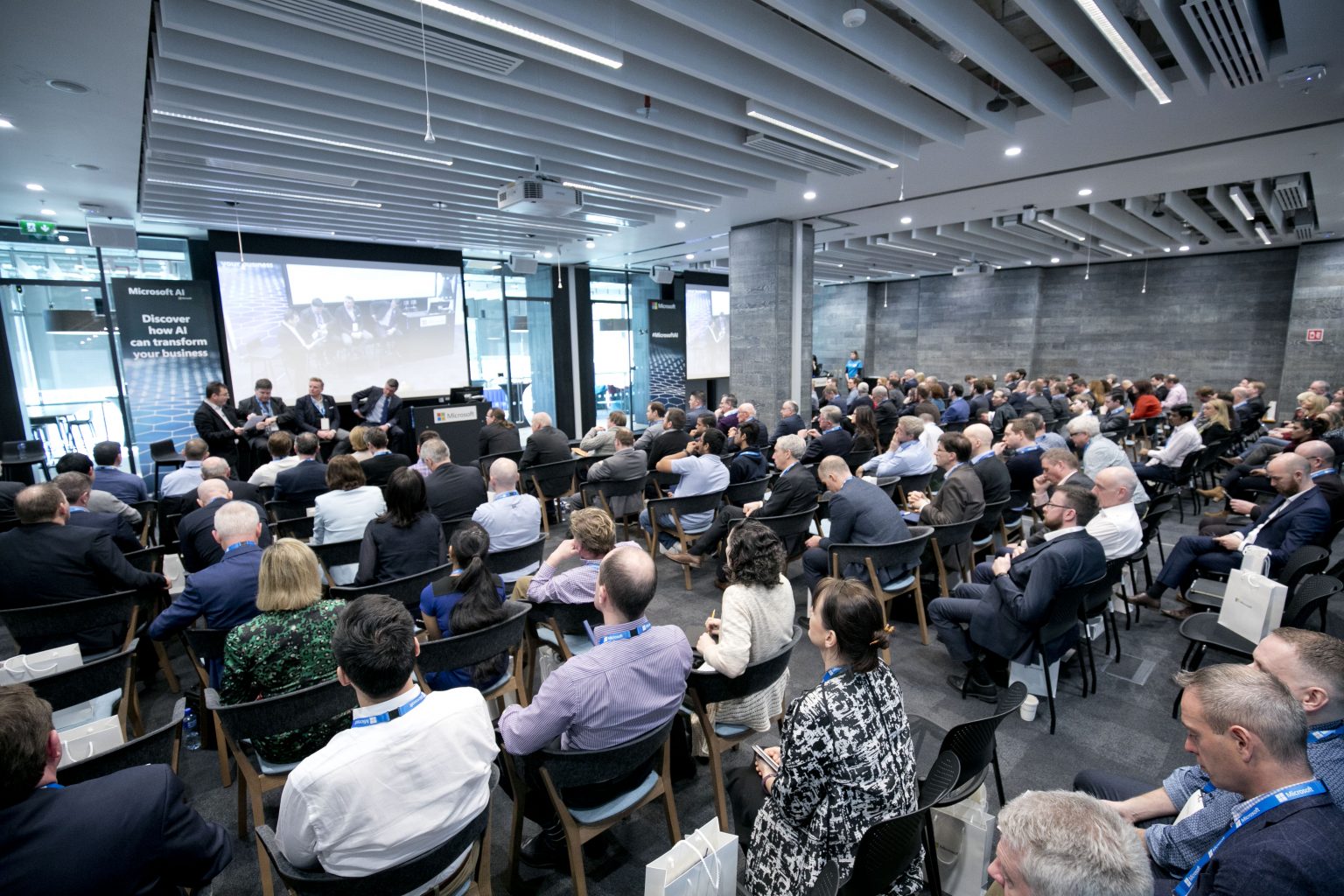 Microsoft AI event audience