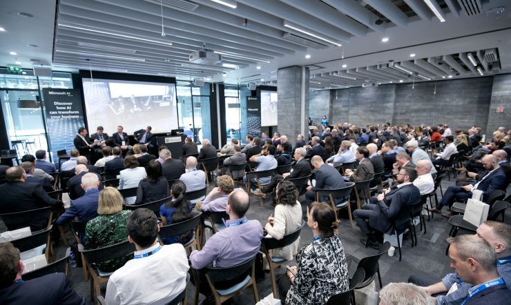 Microsoft AI event audience