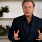 General Manager Microsoft Netherlands Ernst-Jan Stigter talking to the camera