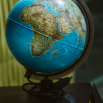Um globo terrestre