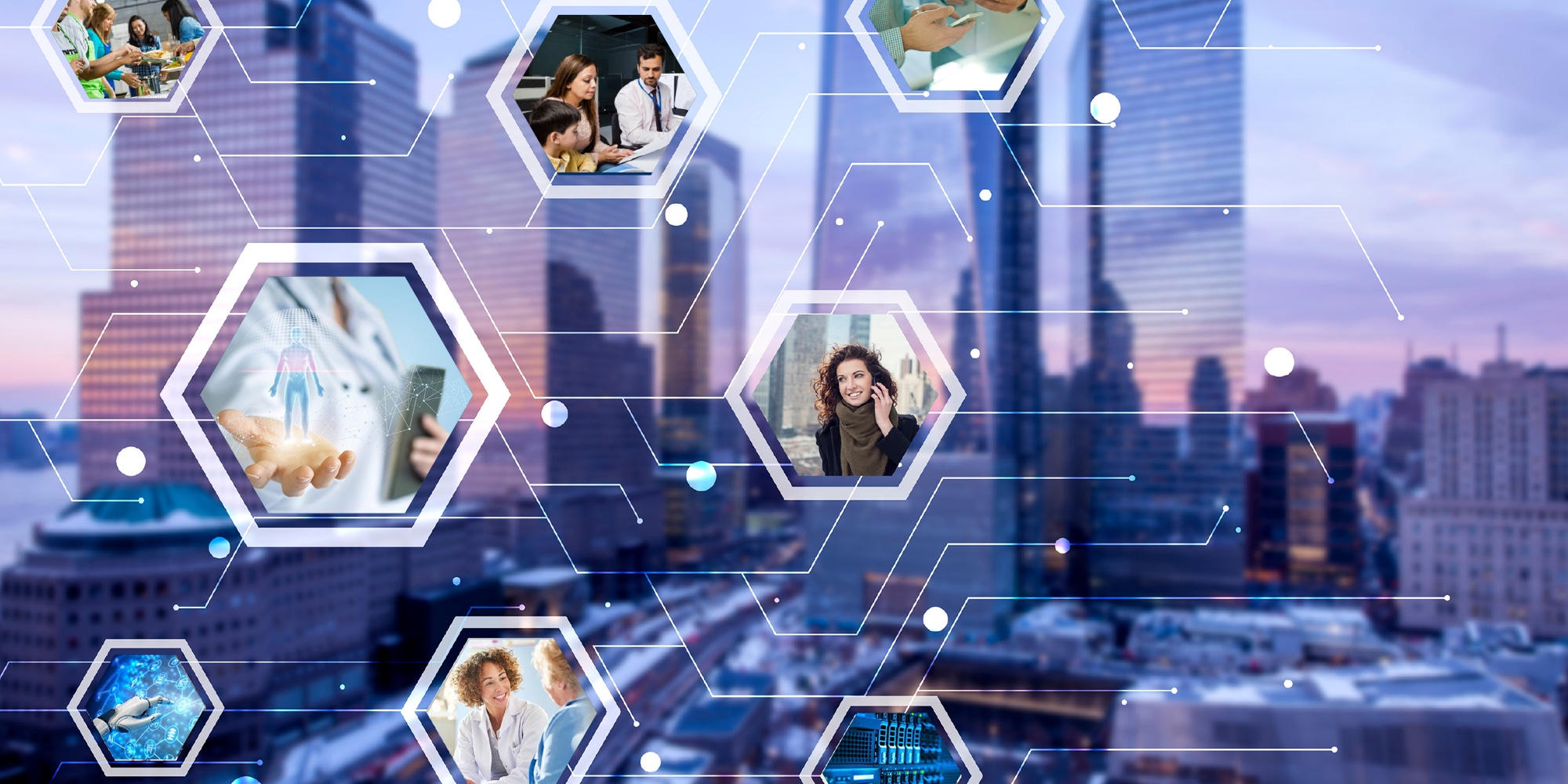 a display in a building