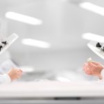 two people working in a lab