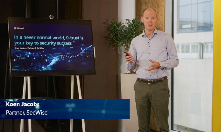 een mens die zich voor een teken bevindt