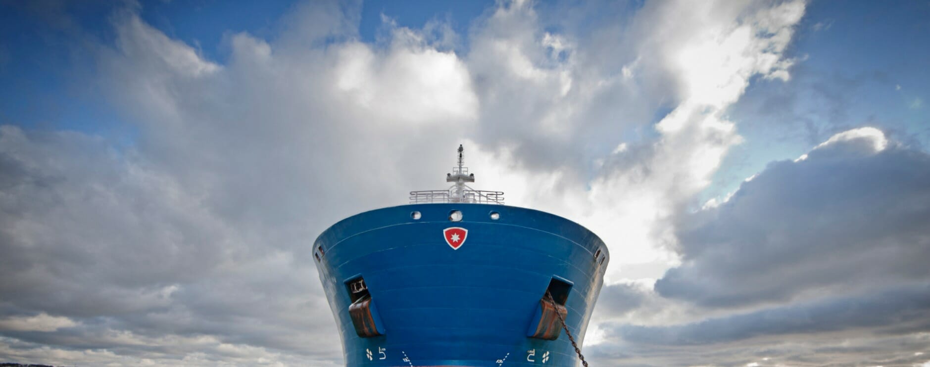 et stort fly på en overskyet dag