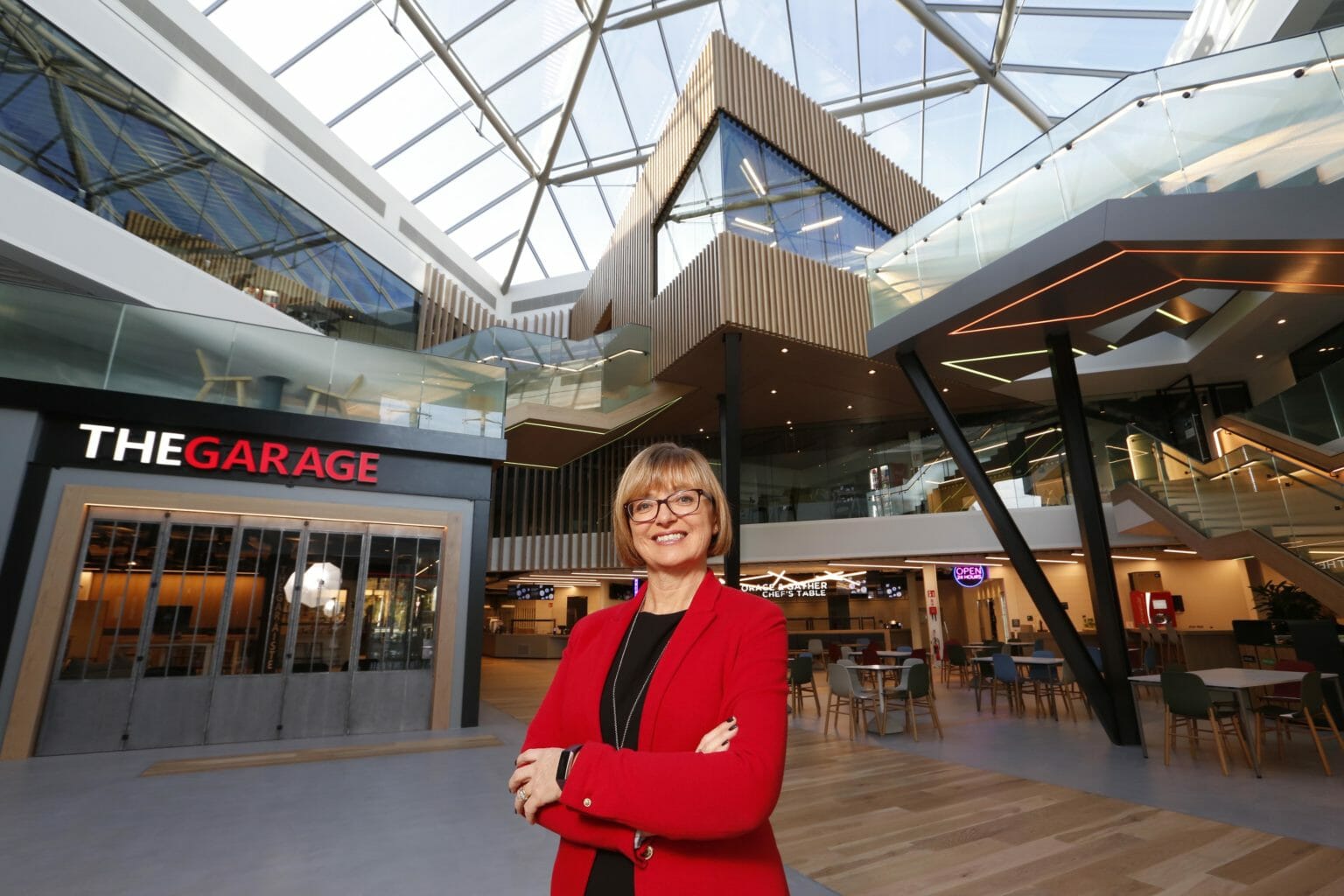 Cathriona Hallahan standing in front of a building
