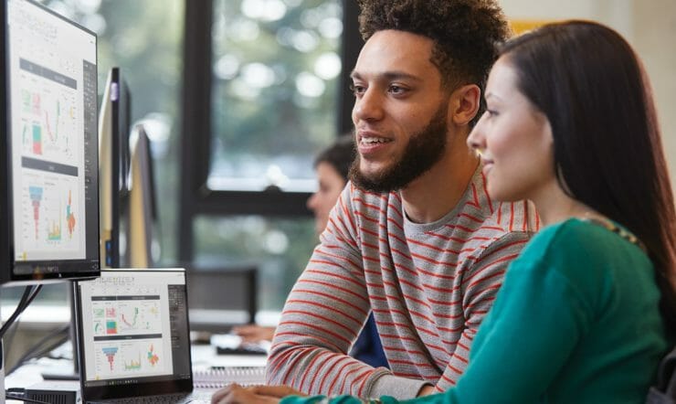 a woman sitting at a table
