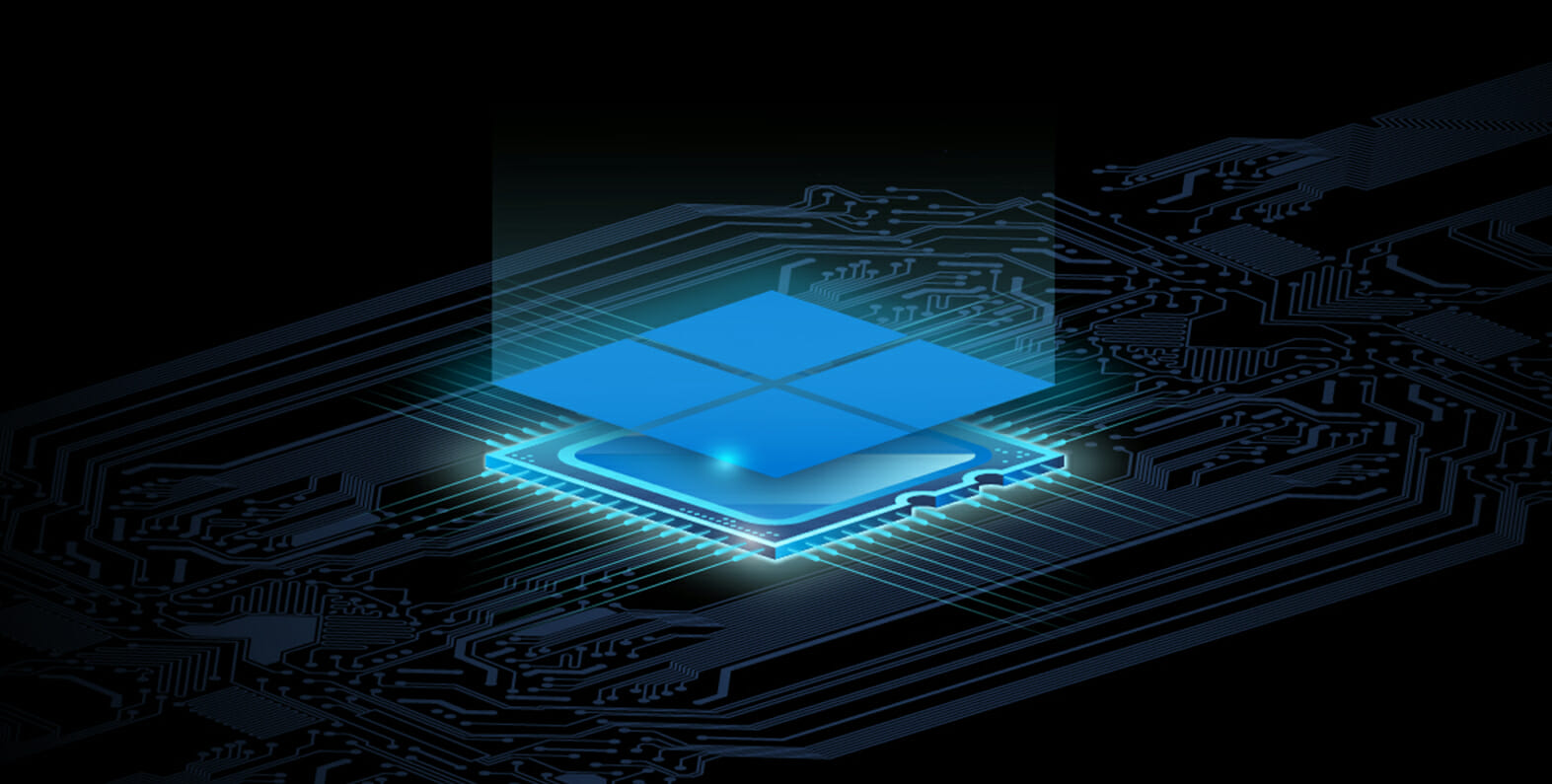 uma placa de circuito