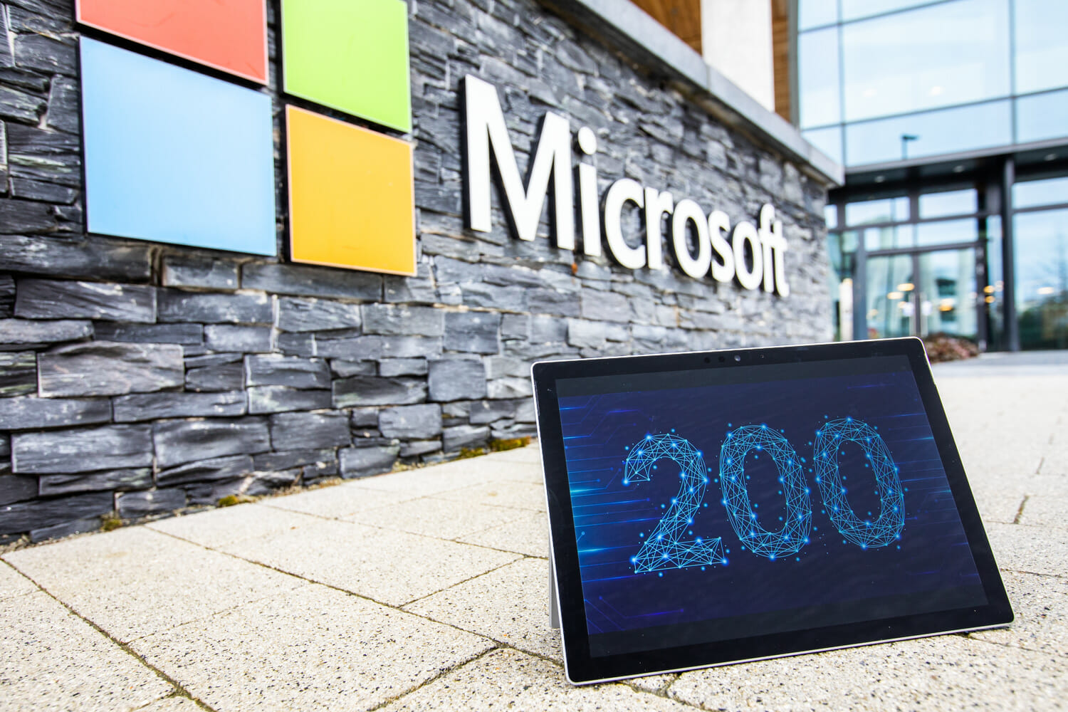 a sign on the side of a building