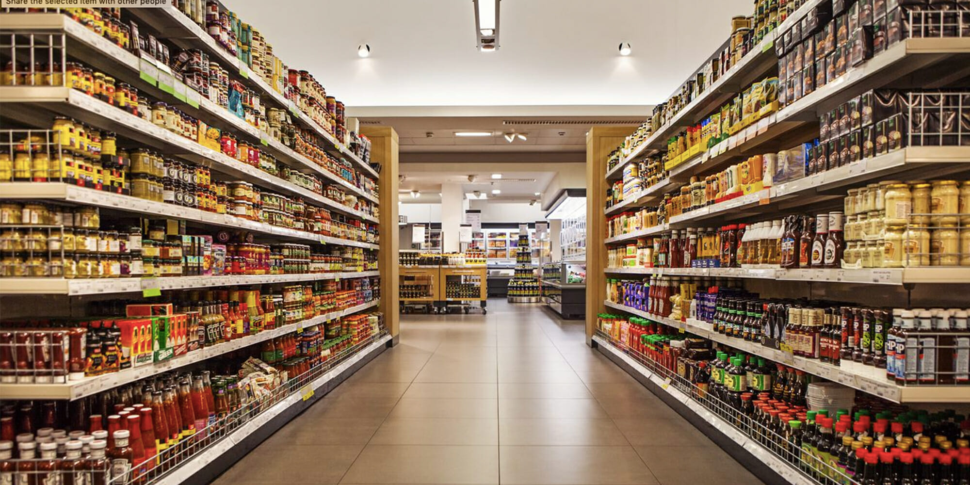 a store shelf filled with books