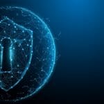 een dichte omhooggaand van een helder licht