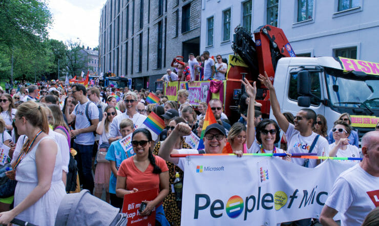 Derfor feirer Microsoft Pride: – Mangfoldet er utrolig vakkert