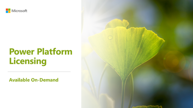 Power Platform Licensing