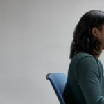 Man in front of computer working