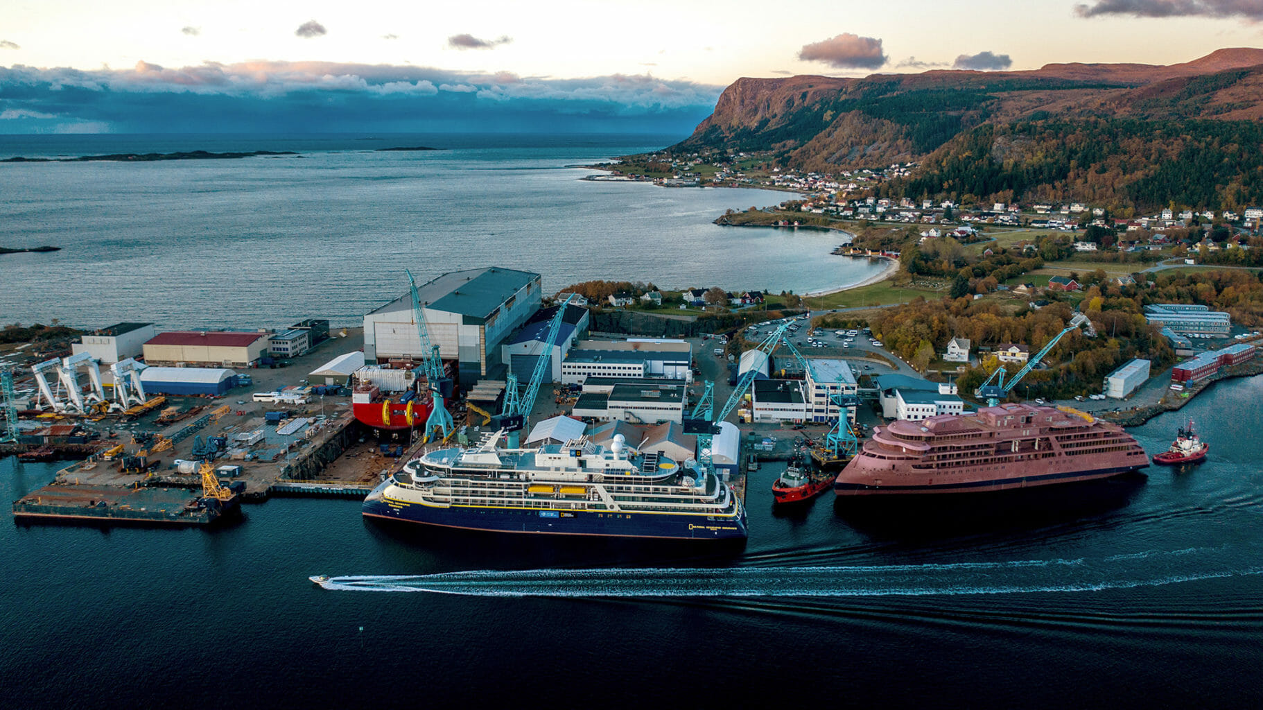 Image of a shipping port
