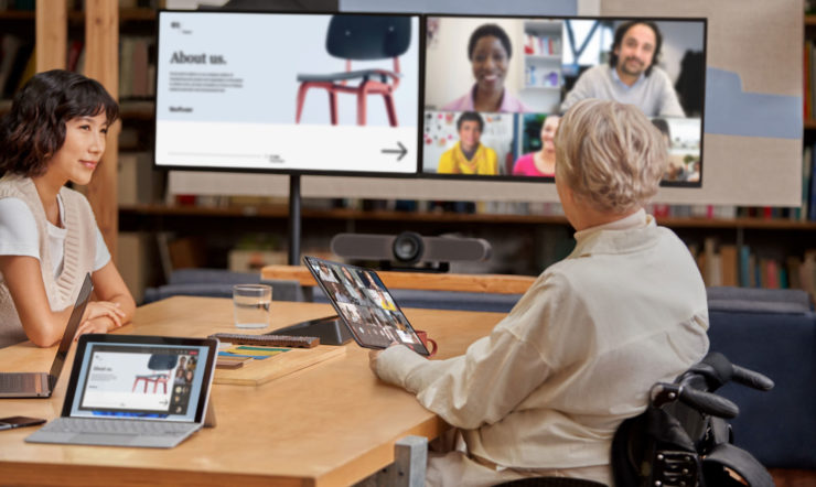 People working with teams