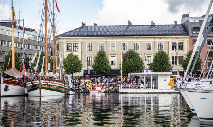 Oversiktsbilde over Arendal