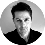 A man looking into the camera