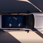 Volvo car seen from above